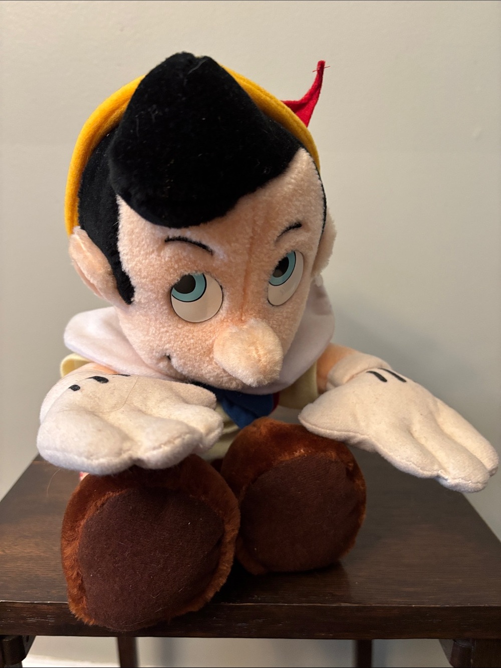 Vintage Walt Disney World Pinocchio Plush 11" - Great Condition